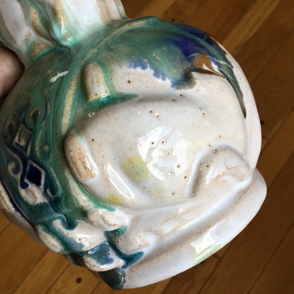 Vintage RARE Handmade Ceramic Pottery Vase - Picture 12 of 14